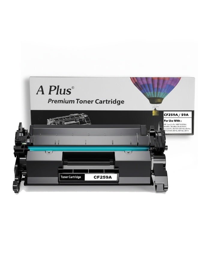 APlus 59A / 259A Compatible Toner Cartridge for HP LaserJet Pro M404, M406, M304, MFP M428, M430 Series – 3000 Page Yield, With Smart Chip - Image 1